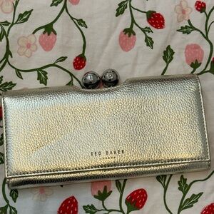 Ted Baker Light Champagne Gold Clutch